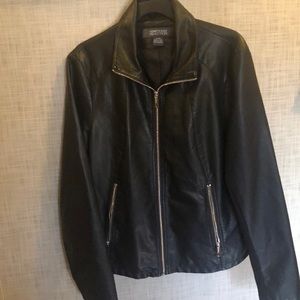 Updated pics- Faux leather jacket